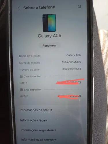 Celular Samsung A06