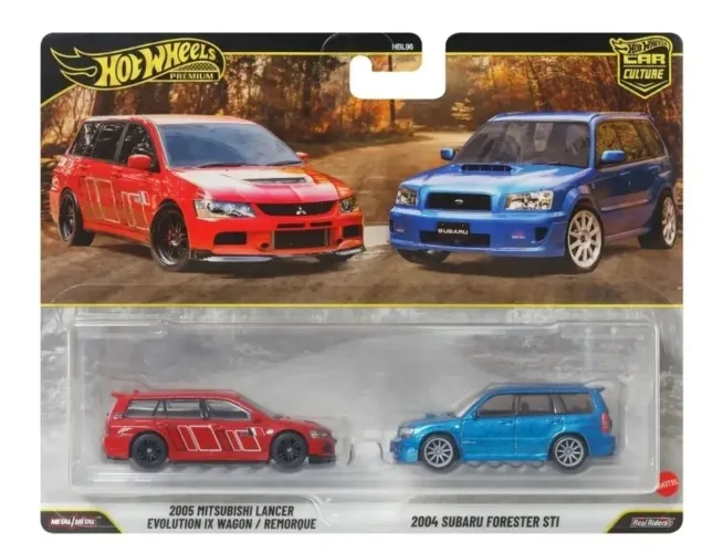 Hotwheels Dupla JDM MITSUBISHI / SUBARU