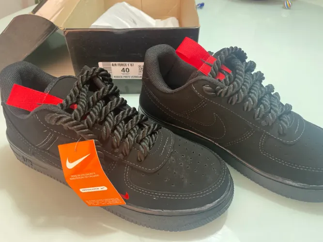 Air Force 1 - Preto NOVO (veja as fotos)