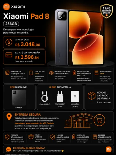 Xiaomi Mi Pad 8 256GB