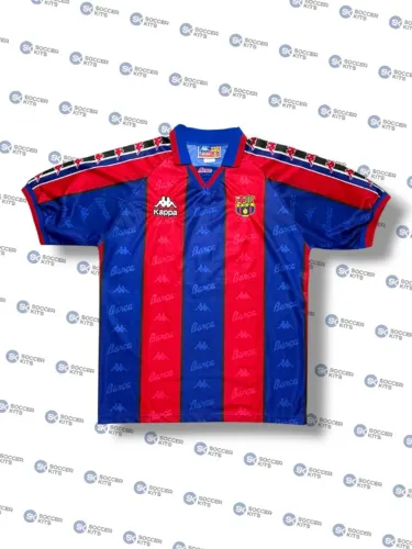 Camisa Barcelona 1996/97 Home - Giovanni | Autografada