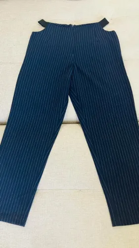 CALÇA SOCIAL AZUL-ESCURA
