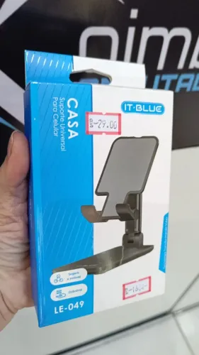 Suporte Para Celular Mesa - Dobravel - Seguro e Estável - Universal - Loja Coimbra Entreg
