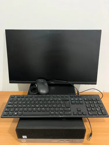 Mini desktop e monitor Dell