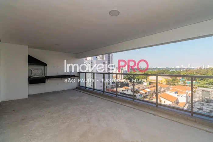 Apartamento com terraço gourmet, vista livre, 3 suítes, 3 vagas 185m2