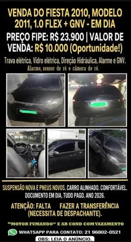 Ford Fiesta 1.0 8V Flex/class 1.0 8V Flex 5P 2011