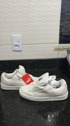 tênis puma suede xl tamanho 36 mas com uma forma maior