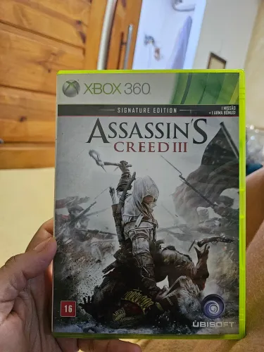 Jogo Assassin's Creed III - Xbox 360 - Original - Usado 