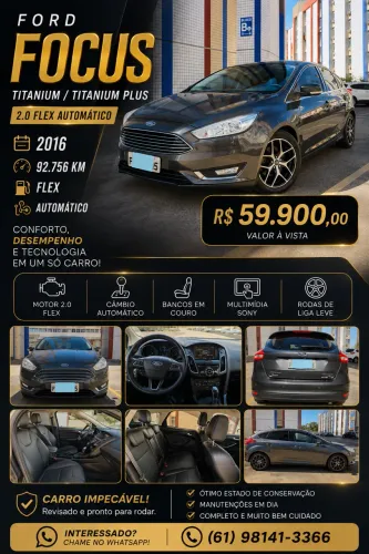 Ford Focus Tita/tita Plus 2.0 Flex 5P Aut. 2016