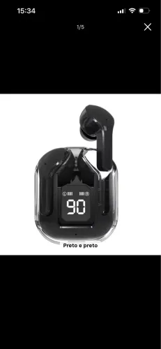Fone de ouvido Bluetooth