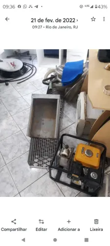 Bomba d'água motor 4 tempo