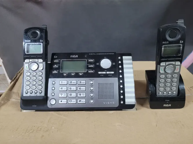 Telefone sem fio RCA 25250RE1-A + Ramal