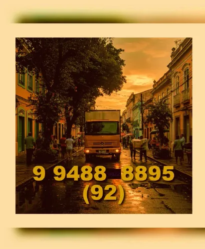 Frete bau (92) 9.9488.8895 Atendimento em Manaus-AM hoje com o melhor preço da cidade