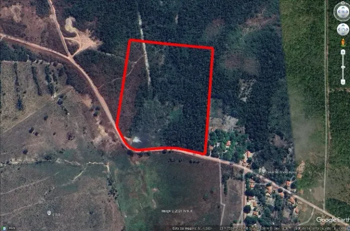 Terreno com 12,00 ha, na localidade APRAZÍVEL.