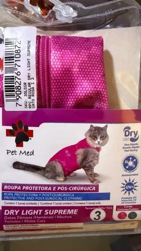 Roupa cirúrgica gato