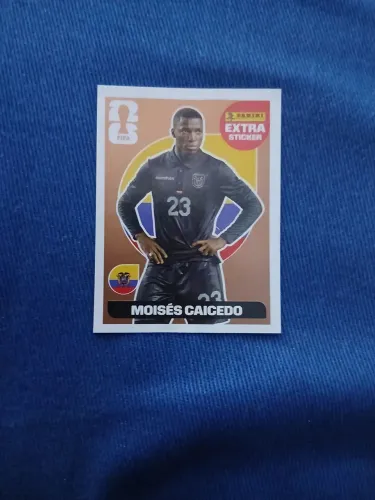 Extra Sticker Bronze do Moisés Caicedo ? Panini Copa do Mundo