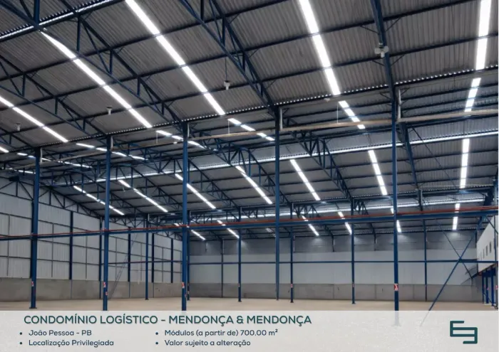 Galpão para alugar em Cuiabá/MT com 1.300 m² em condomínio logístico