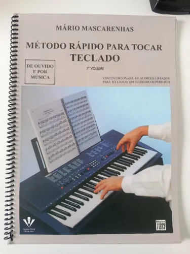 Livro Método rápido para tocar teclado (Mário Mascarenhas)
