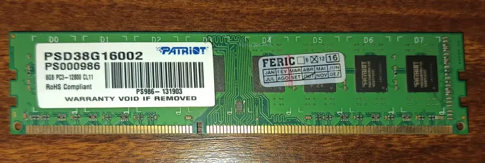 Memoria Ram Patriot DDR3 8GB