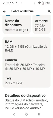 Celular moto edge60