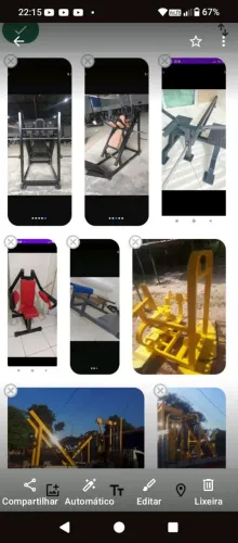 Máquinas de academia 