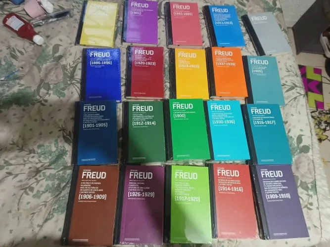 Coleção completa livros freud 20 volumes, TODOS NOVOS E LACRADOS