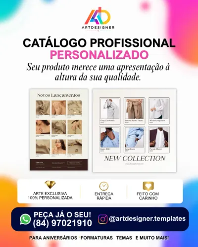 Catálogo Profissional Personalizado