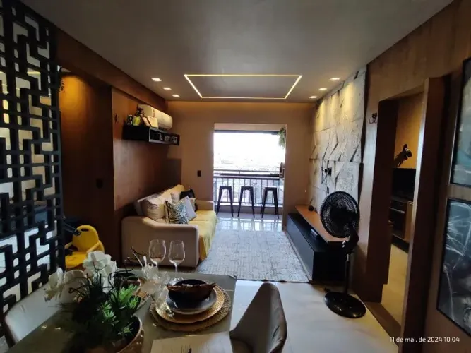 Condomínio Bossa Nova, 3/4 sendo 1 suite, 2 vagas de garagem