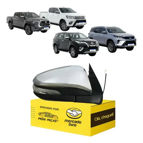 Retrovisor Hilux Sw4 2016 17 18 19 20 21 22 23 24 2025 L.d