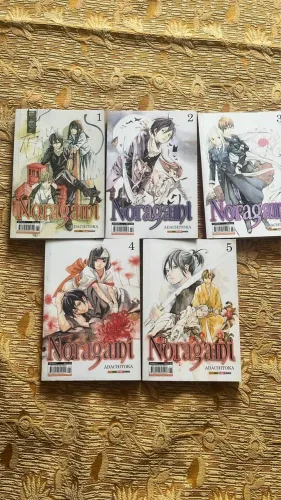 mangá Noragami volume 1 ao 5