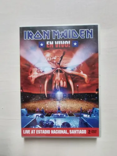 DVD DUPLO ORIGINAL BANDA - IRON MAIDEN.