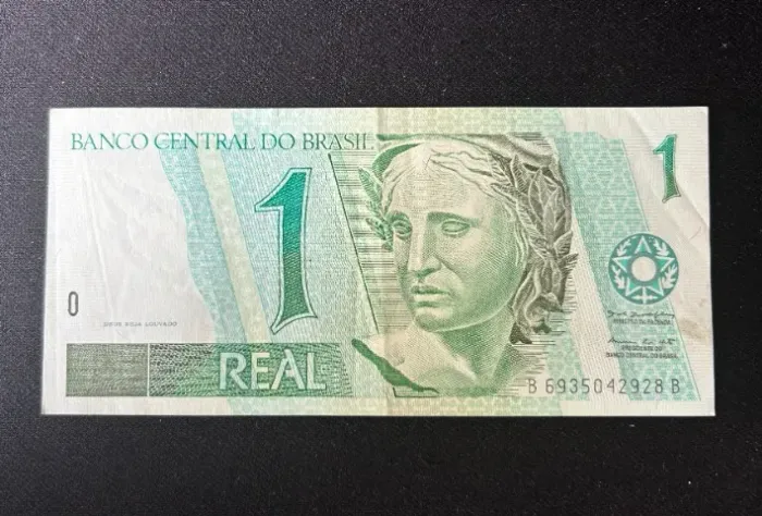 Nota de R$1,00 excelente estado para colecionador