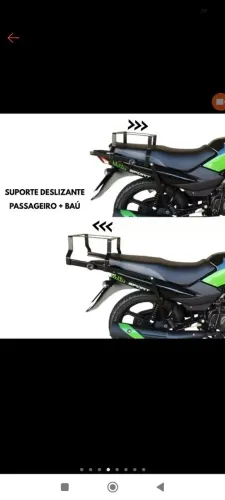 suporte de baú mottu 