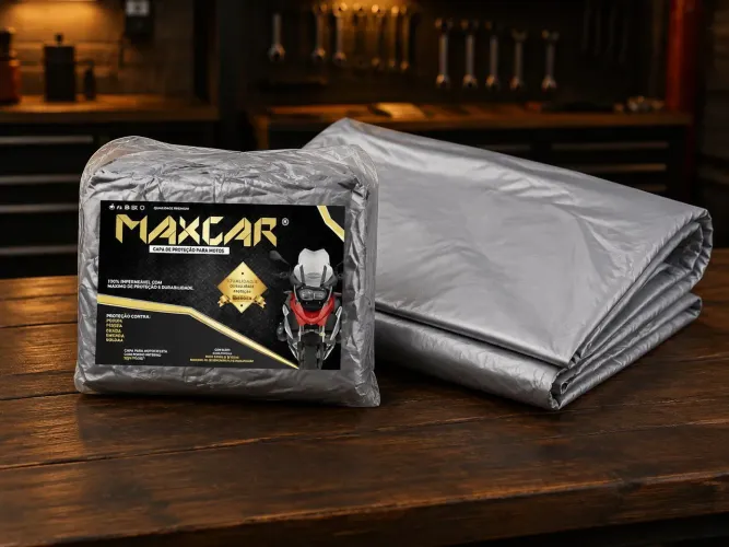 Capa Impermeável para Moto Proteção Contra Chuva e Sol