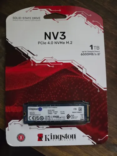 SSD NVMe M.2 1TB Kingston