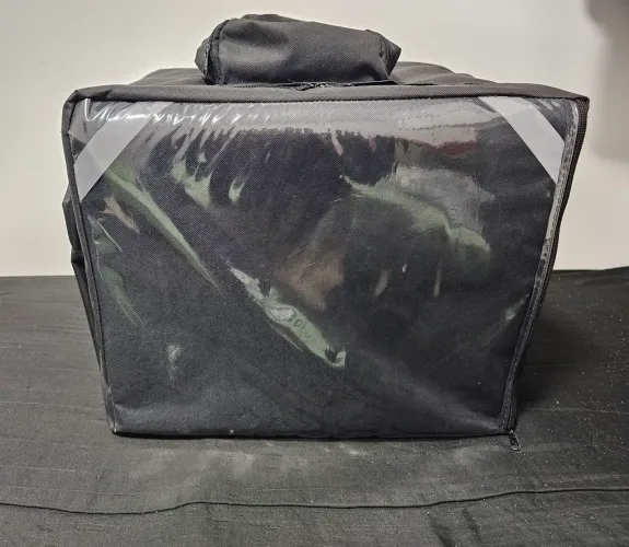 BAG MOCHILA MOTOBOY LAMINADA ISOPOR 45 LITROS PRETA