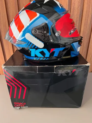 capacete kyt r2r straight tamanho 61