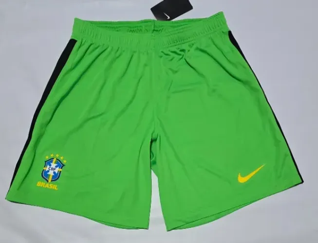 Shorts Seleção Brasileira 2021/ 22 Verde Limão