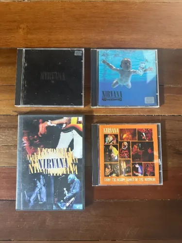 Nirvana - Lote c/ 3 CDS + DVD