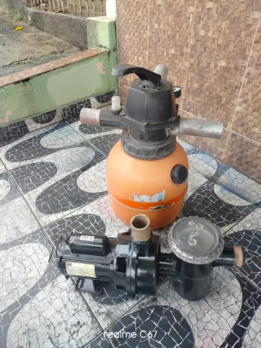 Conjunto Bomba e filtro piscina