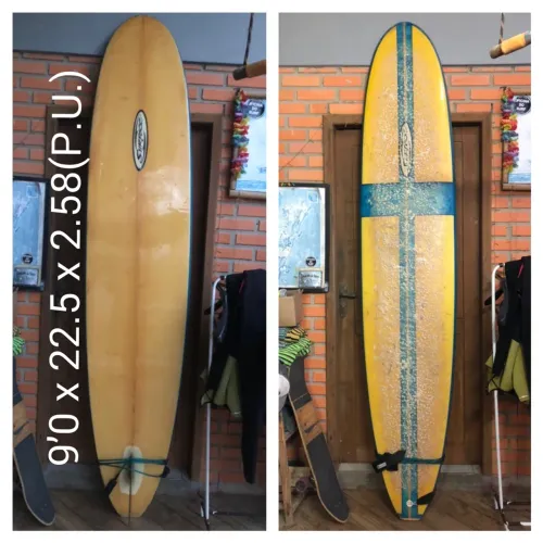 OPORTUNIDADE Longboard 9.0 com Quilhão e leash 10? BARBADA 900 pila ?