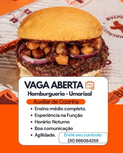 VAGAS DISPONÍVEIS