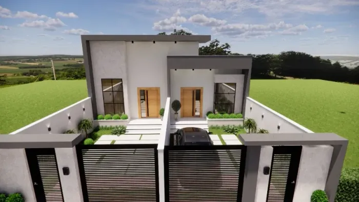 casa com 2 quartos
