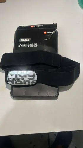 Cinta Cardiaca Magene H603 Bluetooth Peitoral Compatível Garmin Cinza