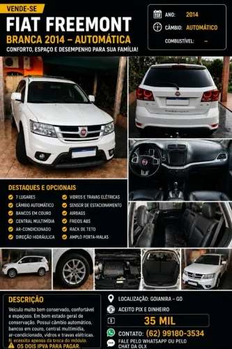 Fiat Freemont 2.4 16V 5P Aut. 2014