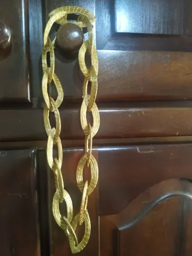Colar De Capim Dourado Original Do Jalapão - Semi Novo