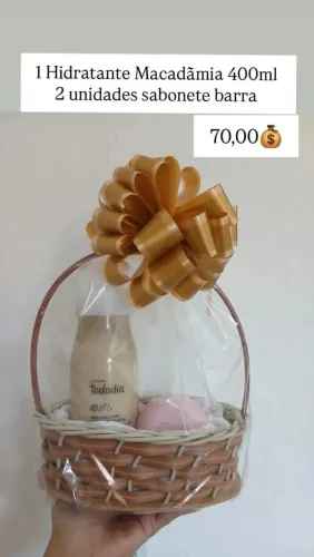 Kit Hidratante Macadâmia + 2 Sabonetes em Barra