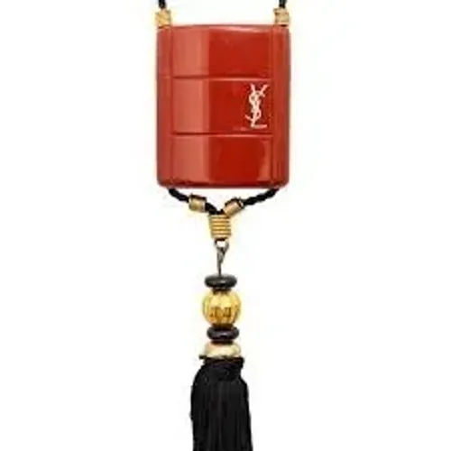 Colar Porta Perfume Vintage Yves Saint Laurent - Anos 80