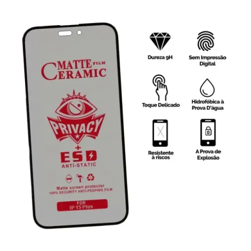 Lote de Peliculas de cerâmica para celulares Iphone