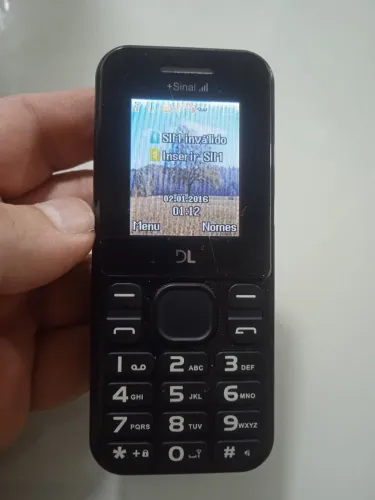 Celular DL básico antigo modelo YC-215 funcionando